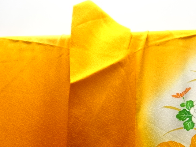  秋草模様訪問着